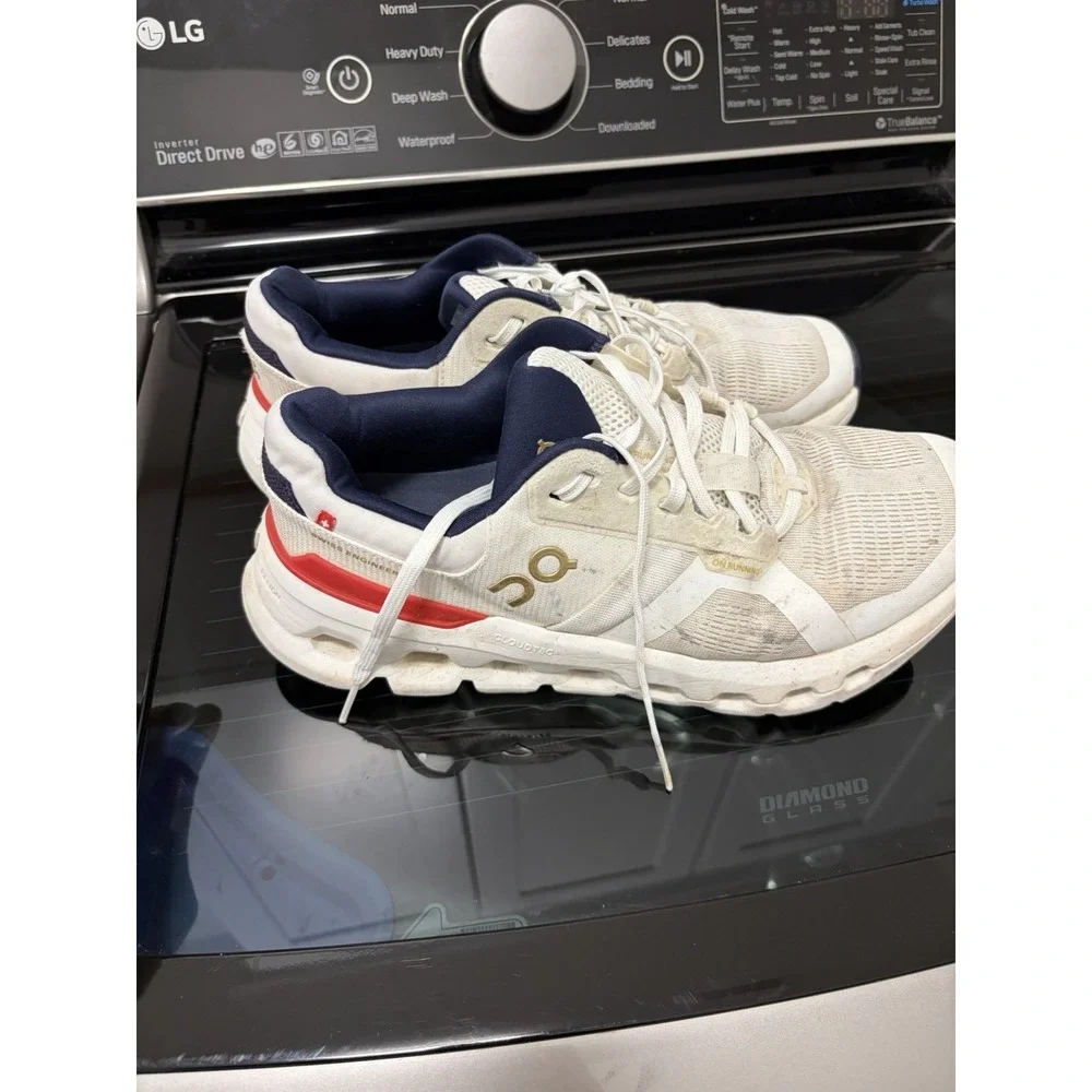 On Cloudrunner 2 3ME30550105 Sneaker Men's Size US 9.5 White Running Shoes